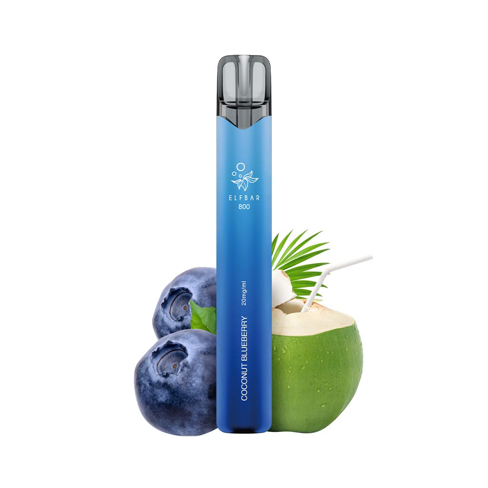ELFBAR 800 Coconut Blueberry 20 mg Nikotin Einweg E-Zigarette