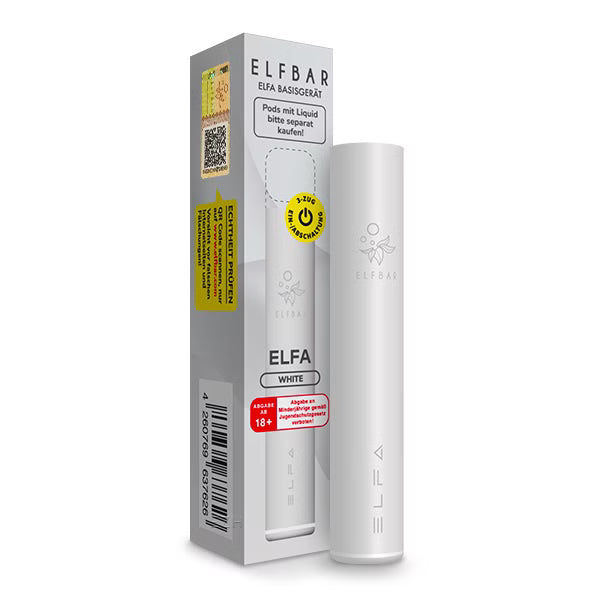 ELFBAR ELFA Basisgerät 500 mAh White Akkuträger