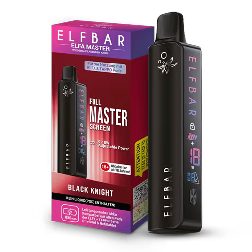 ELFBAR ELFA Master 850 mAh Black Knight Akkuträger