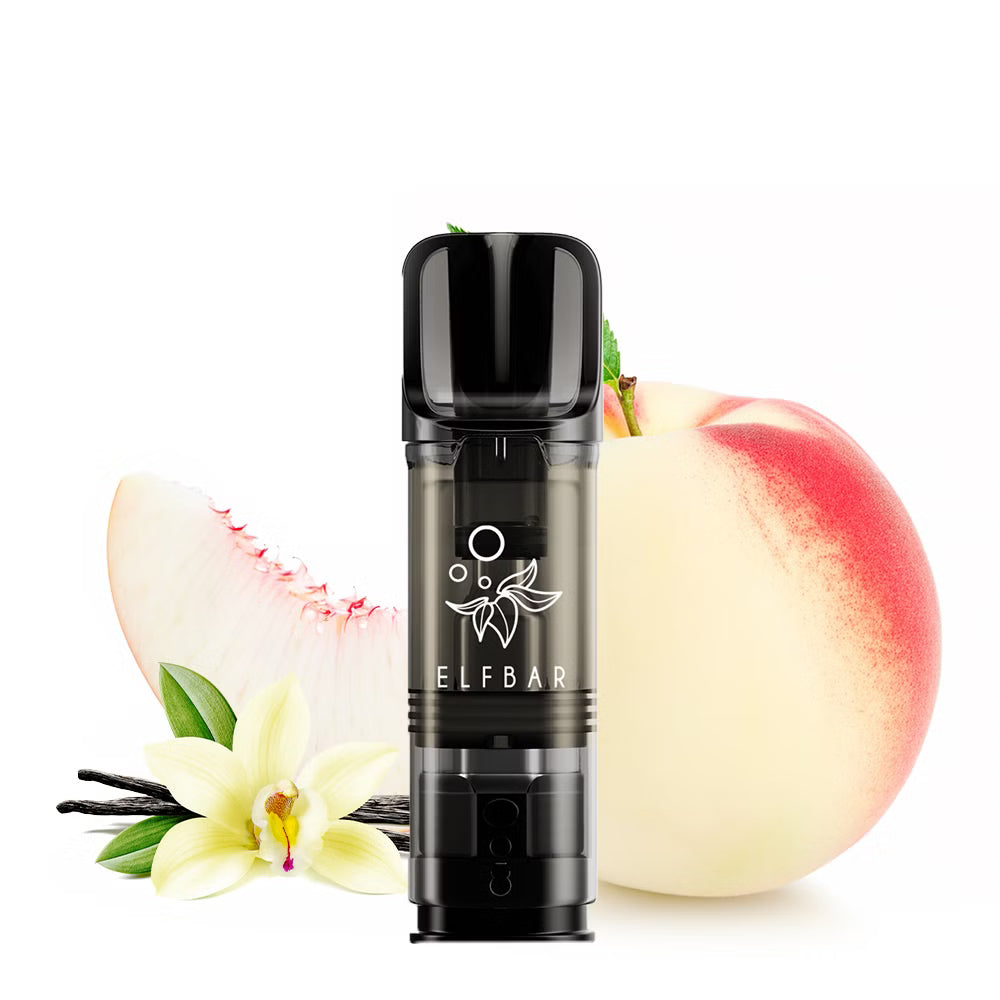 ELFBAR ELFA Vanille White Peach Pod 20 mg Nikotin