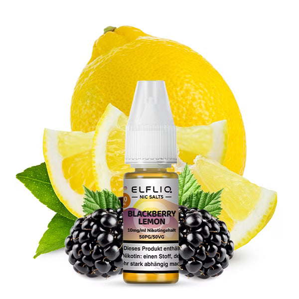 ELFBAR ELFLIQ Blackberry Lemon Liquid 10 mg 20 mg Nikotin