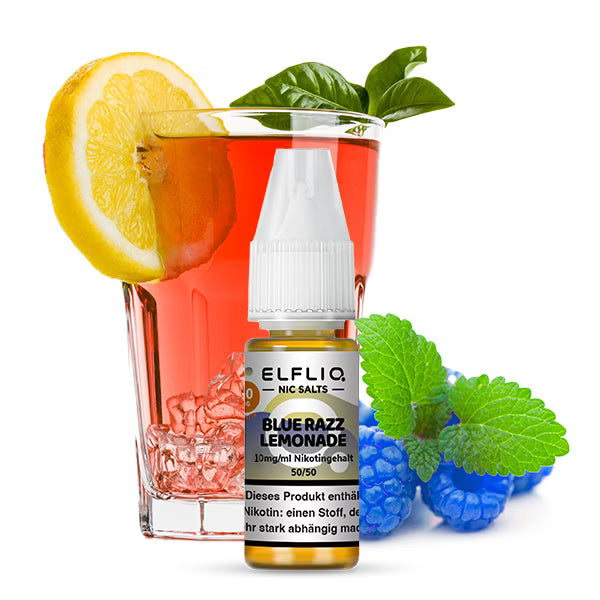 ELFBAR ELFLIQ Blue Razz Lemonade Liquid 10 mg 20 mg Nikotin