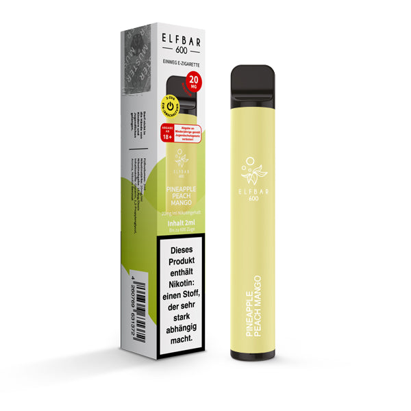 Elfbar 600 - Pineapple Peach Mango (Nikotinfrei)