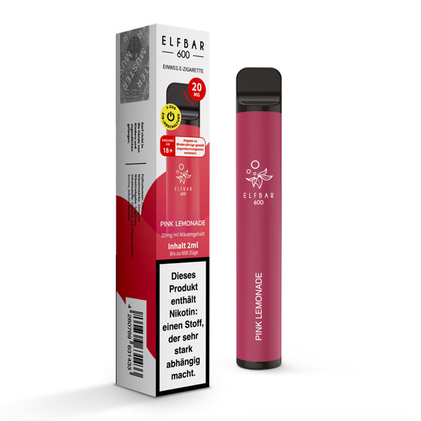 Elfbar 600 - Pink Lemonade (Nikotinfrei)