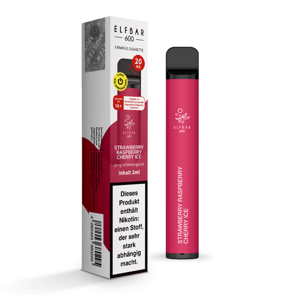Eflbar 600 - Strawberry Raspberry Cherry Ice