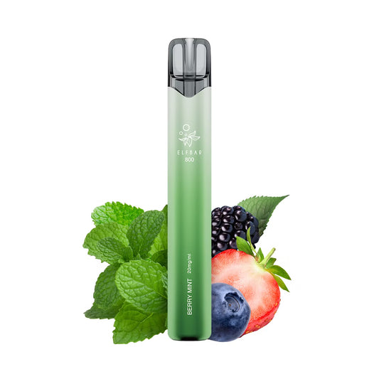 ELFBAR 800 Berry Mint 20 mg Nikotin