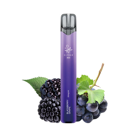 ELFBAR 800 Blackberry Grape 20 mg Nikotin Einweg E-Zigarette