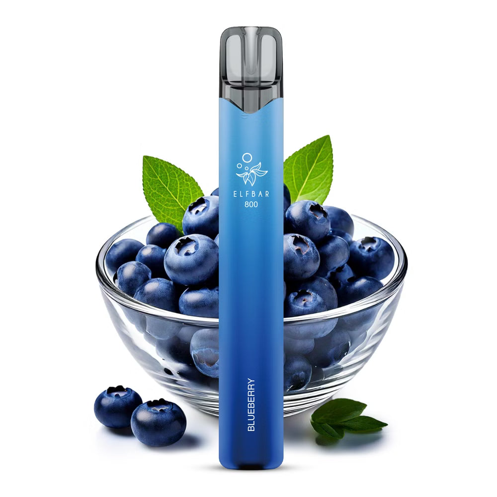 ELFBAR 800 Blueberry Nikotinfrei Einweg E-Zigarette