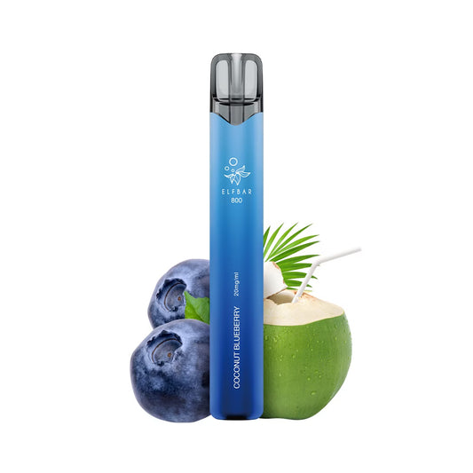 ELFBAR 800 Coconut Blueberry 20 mg Nikotin Einweg E-Zigarette