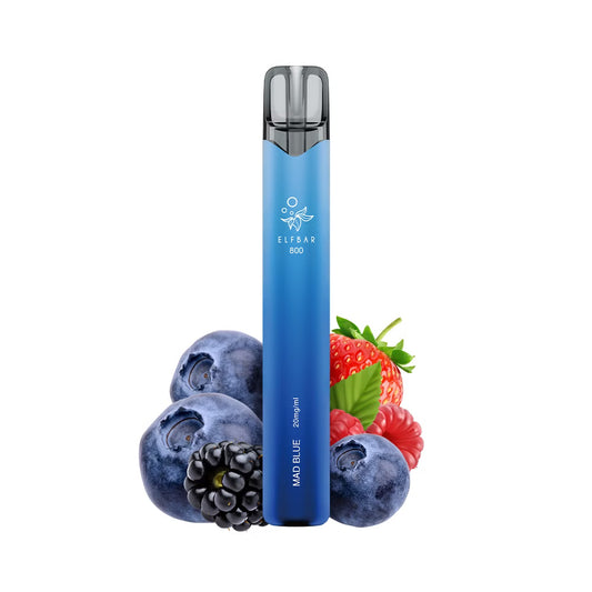 ELFBAR 800 Mad Blue 20 mg Nikotin Einweg E-Zigarette