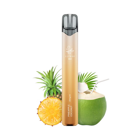 ELFBAR 800 Pineapple Coconut 20 mg Nikotin Einweg E-Zigarette