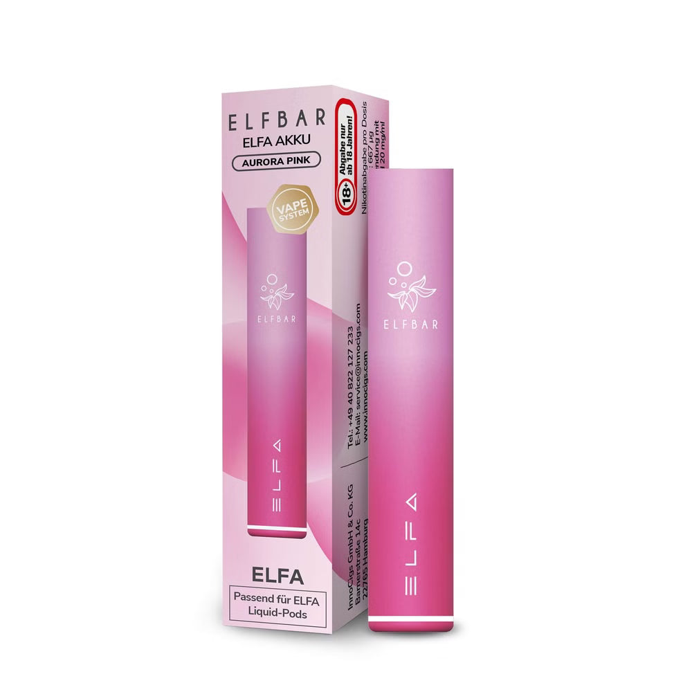 ELFBAR ELFA Basisgerät 500 mAh Aurora Pink Akkuträger
