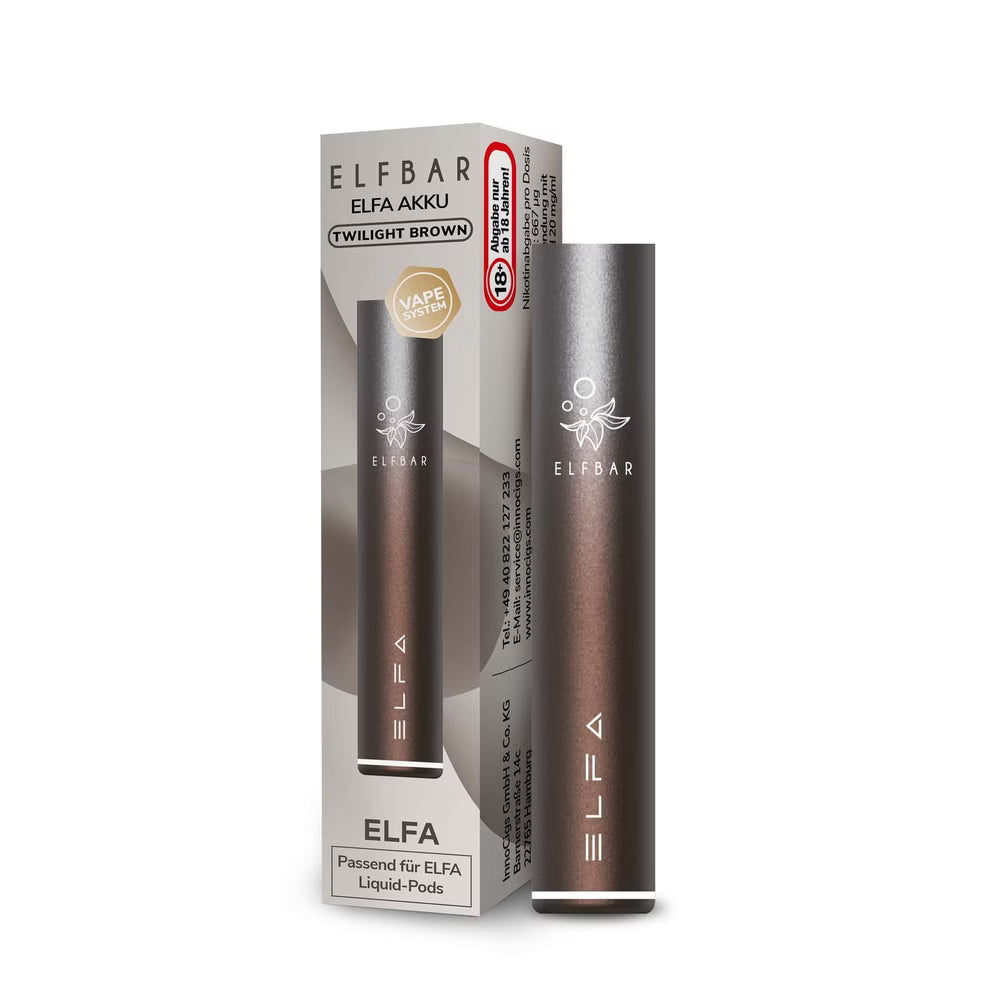 ELFBAR ELFA Basisgerät 500 mAh Twilight Brown Akkuträger