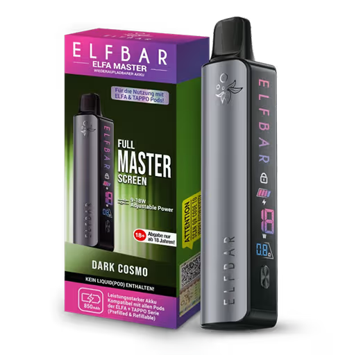 ELFBAR ELFA Master 850 mAh Dark Cosmo Akkuträger