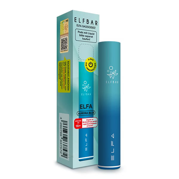 ELFBAR ELFA Basisgerät 500 mAh Aurora Blue Akkuträger
