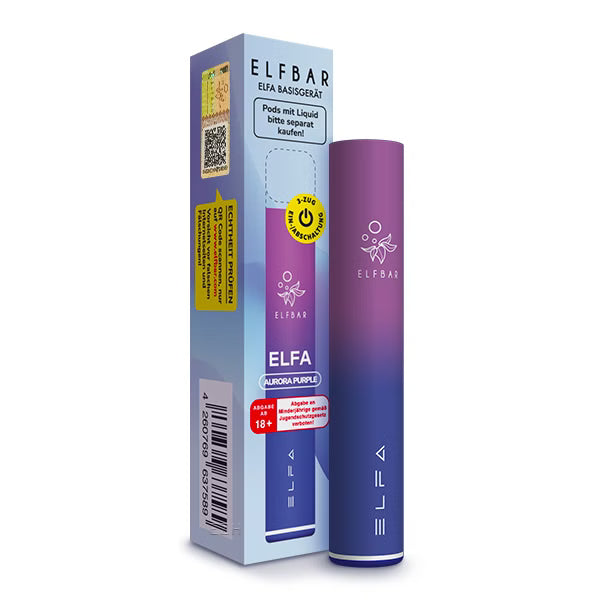 ELFBAR ELFA Basisgerät 500 mAh Aurora Purple Akkuträger
