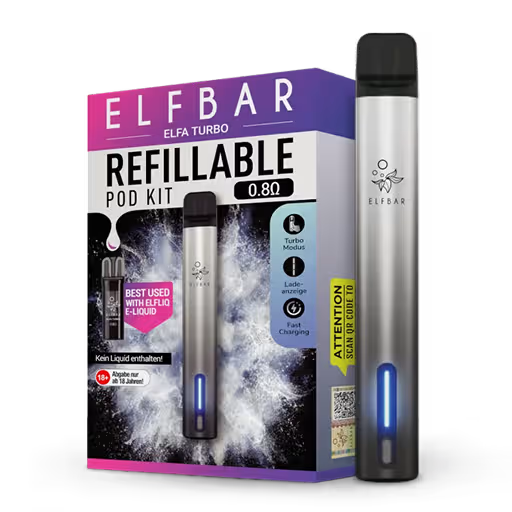 ELFBAR ELFA Turbo Pod Kit 550 mAh Aurora Black