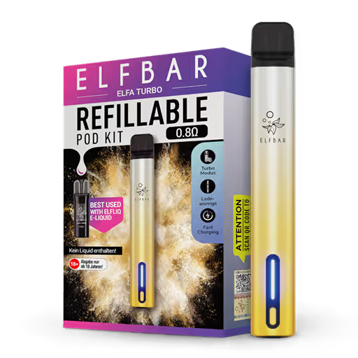 ELFBAR ELFA Turbo Pod Kit 550 mAh Aurora Gold