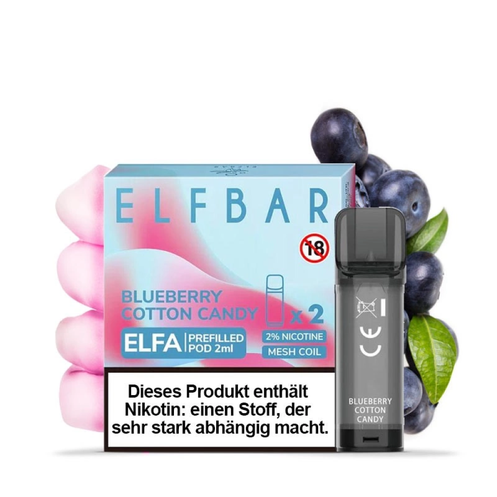 Elfa Pods - Blueberry Cotton Candy
