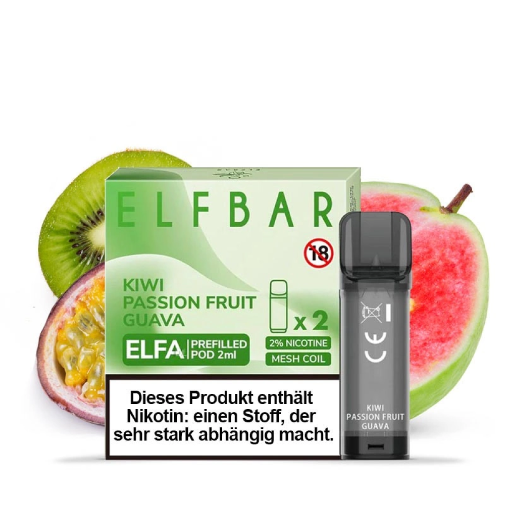 Elfa Pods - Kiwi Passion Fruit Guava