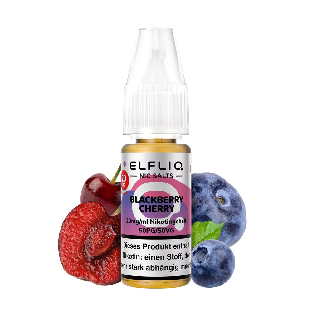 ELFBAR ELFLIQ Blackberry Cherry Liquid 10 mg 20 mg Nikotin