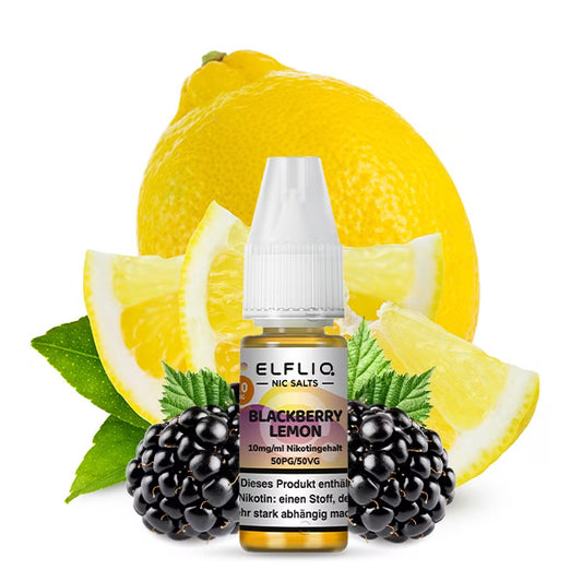 ELFBAR ELFLIQ Blackberry Lemon Liquid 10 mg 20 mg Nikotin