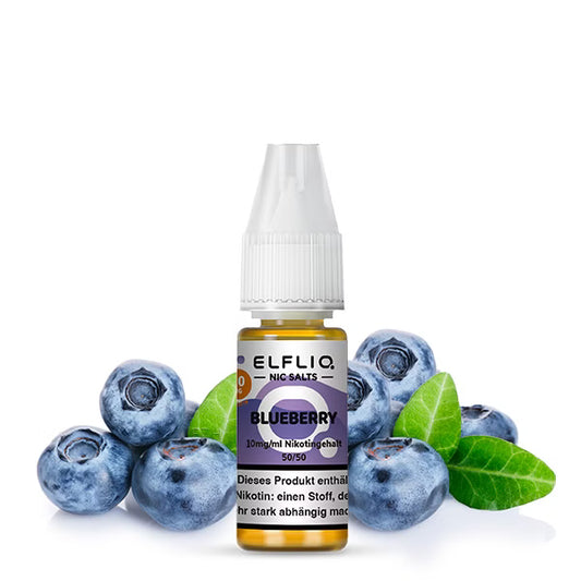 ELFBAR ELFLIQ Blueberry Liquid 10 mg 20 mg Nikotin