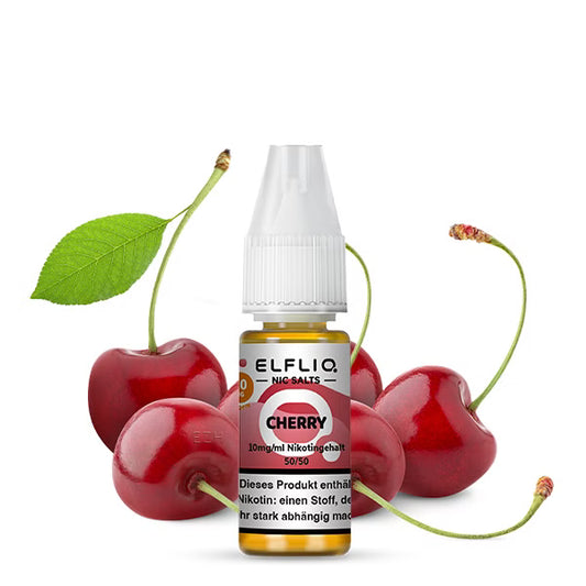 ELFBAR ELFLIQ Cherry Liquid 10 mg 20 mg Nikotin