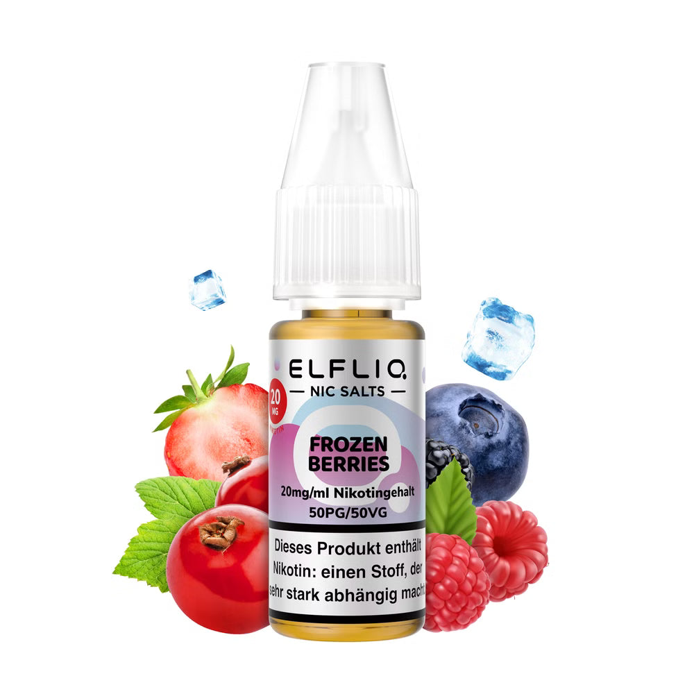 ELFBAR ELFLIQ Frozen Berries Liquid 10 mg 20 mg Nikotin