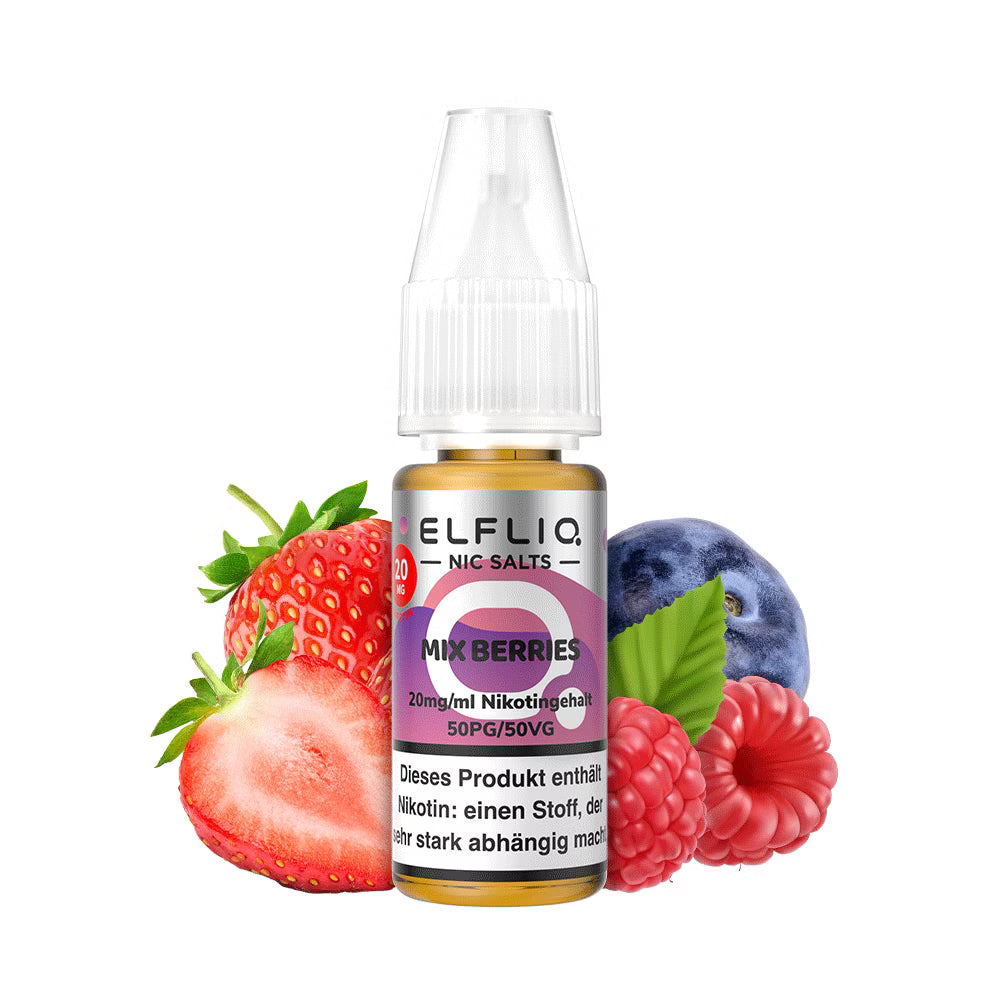 ELFBAR ELFLIQ Mix Berries Liquid 10 mg 20 mg Nikotin