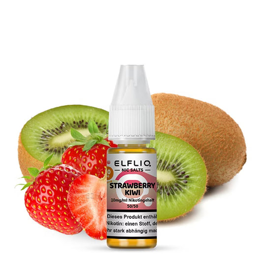ELFBAR ELFLIQ Strawberry Kiwi Liquid 10 mg 20 mg Nikotin