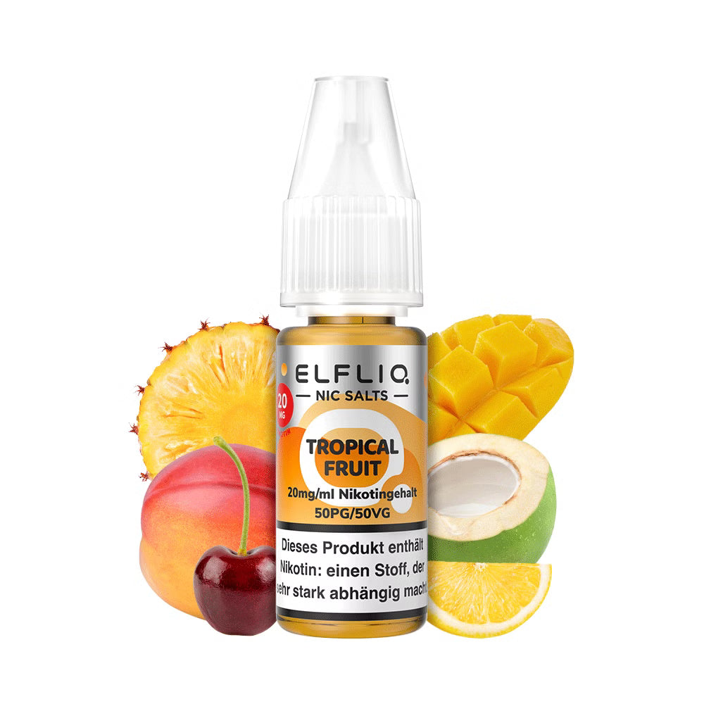 ELFBAR ELFLIQ Tropical Fruit Liquid 10 mg 20 mg Nikotin