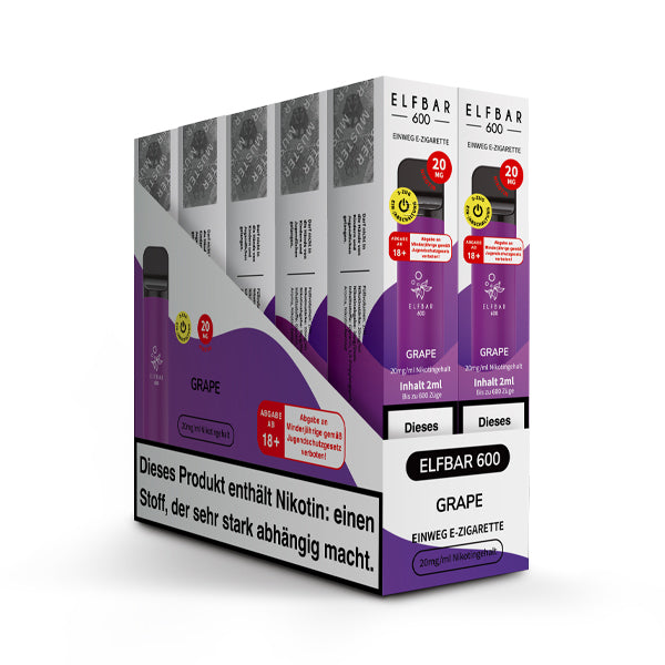 Elfbar 600 - Grape (Nikotinfrei)