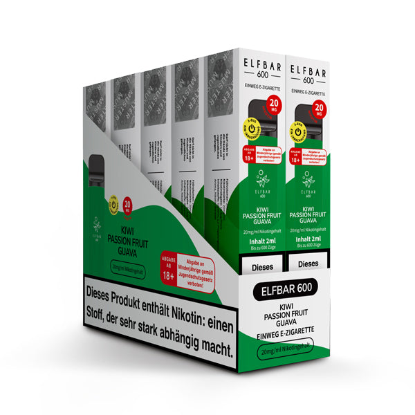 Elfbar 600 - Kiwi Passion Fruit Guava (Nikotinfrei)